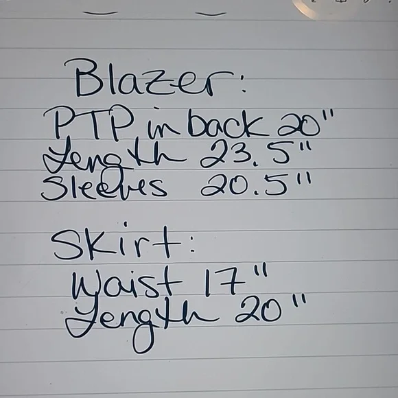 NWOT Tahari Blazer Skirt Set Size 12 - Picture 10 of 10